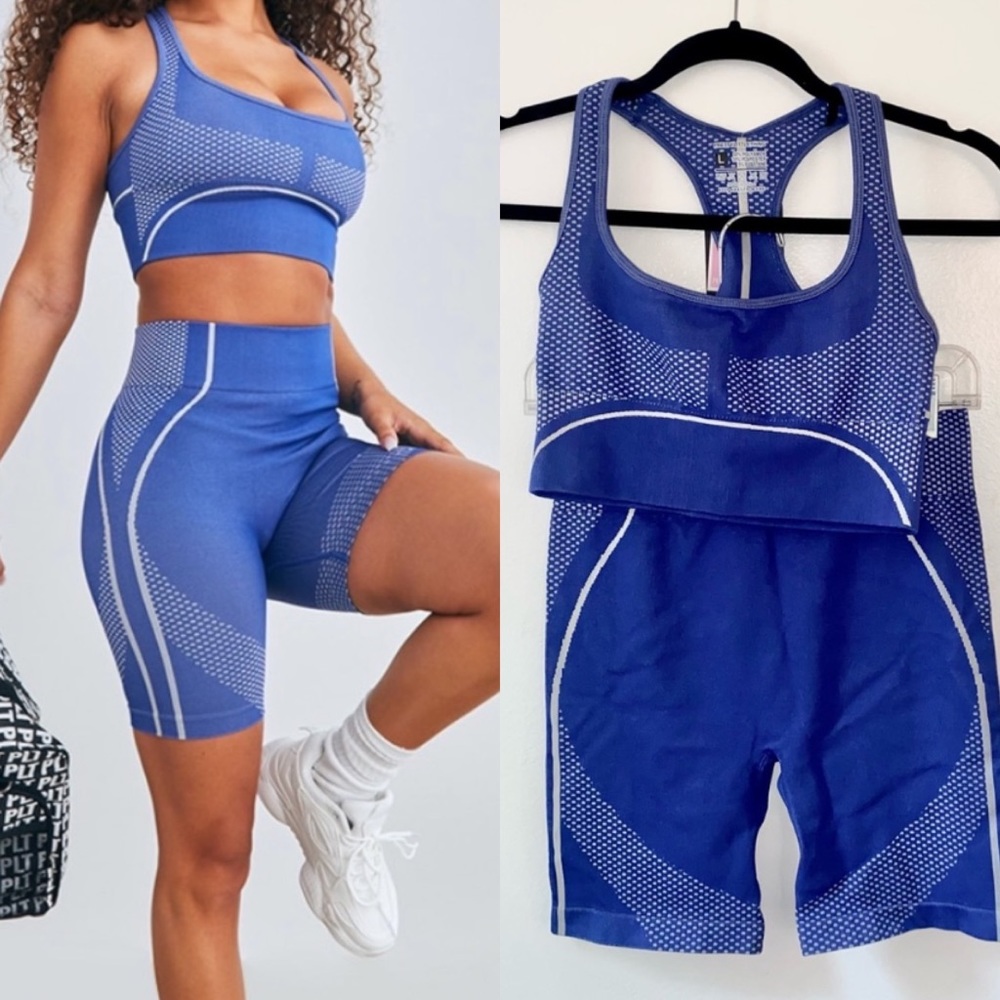 Blue Active Two Piece Set